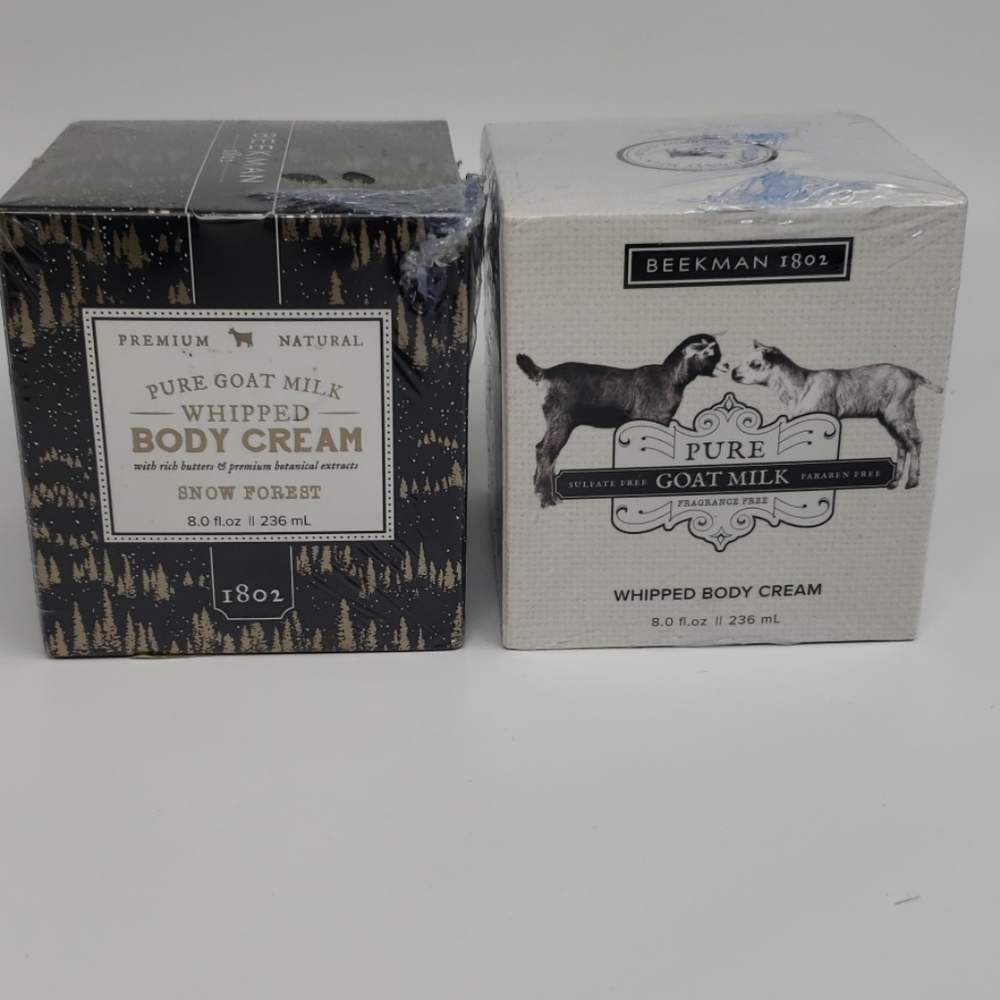 Pure Goat Milk Whipped Body Cream 2pk Snow For+FF